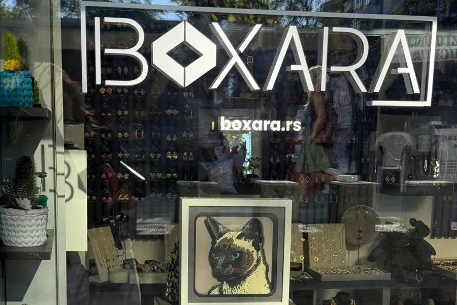 Izlog Boxara prodavnice