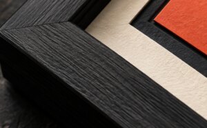 Detalj ćoška premium drvenog rama